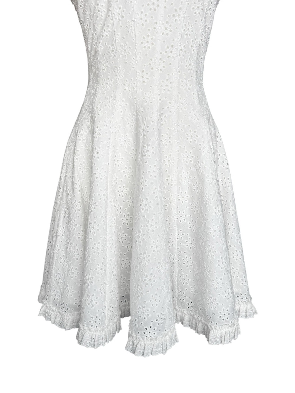 V. Chapman The Moxie Dress in White Eyelet Size:4 - Picture 7 of 14